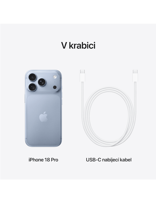 iPhone 18 Pro 5G 1TB, ledovcově modrá