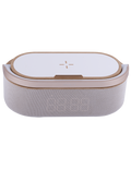 Multifunkční zařízení WG, rádio + nabíječka + lampička + bluetooth reproduktor, béžová