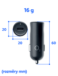 Autonabíječka O2 USB-C 25W Power Delivery ECO, černá