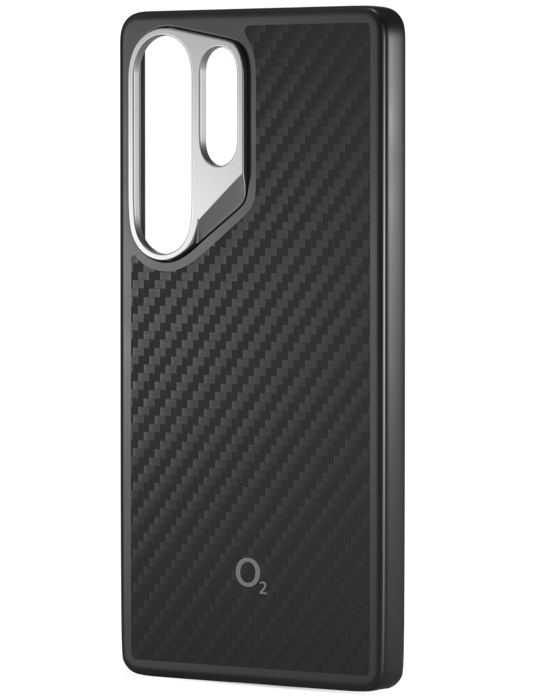 Kryt O2 Aramid Samsung Galaxy S25 Ultra, černá