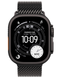Apple Watch Ultra 3 GPS + Cellular 49mm černě titanové pouzdro s černě titanovým Milánským tahem S, černý titan