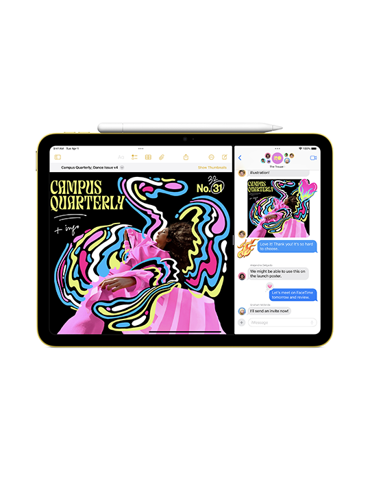 iPad 11 256GB Wi-Fi+Cellular (2025), modrá