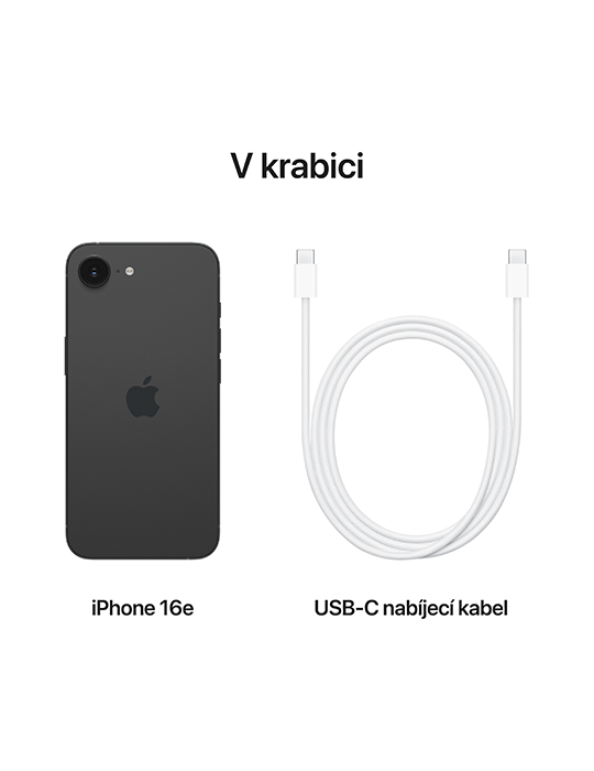 iPhone 16e 256GB 5G, černá