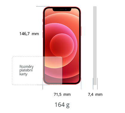 Repasovaný iPhone 12 64GB 5G, černá