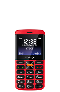 Aligátor A910 Senior 4G, červená