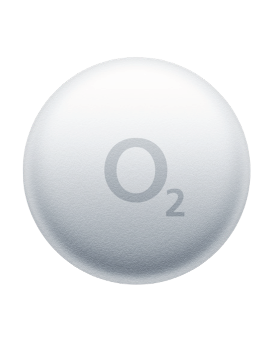 Lokalizační čip O2 tag 2v1 pro Apple i Android 3ks, bílá
