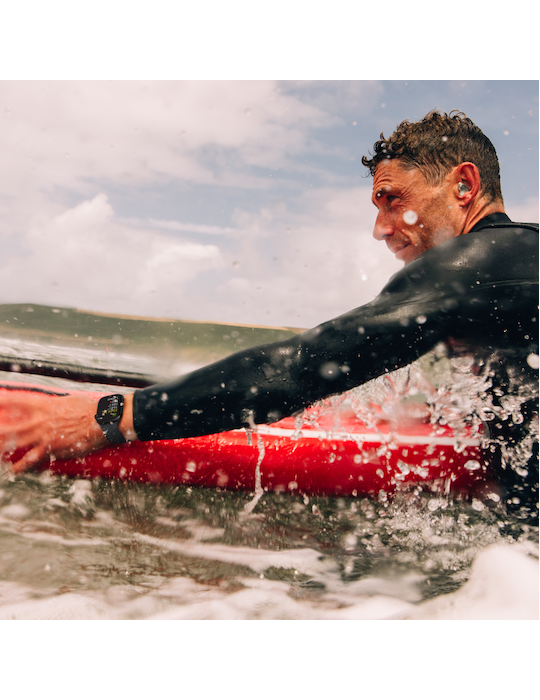 Apple Watch Series 10 GPS + Cellular 42mm břidlicově šedé titanové pouzdro s břidlicově šedým Milánským tahem, břidlicově šedá - Milánský tah