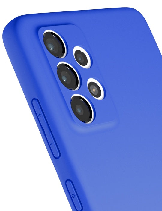 Kryt SILK MATT Samsung Gal A55 5G, červená