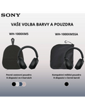 Sluchátka Sony WH-1000XM5 Soft case, černá