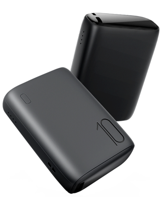 WG Powerbanka 10000mAh QC3.0/PD/SM, černá
