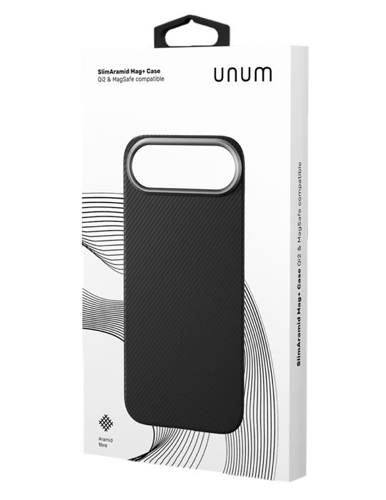 Kryt Epico UNUM SlimAramid Mag+ pro iPhone Air, černá