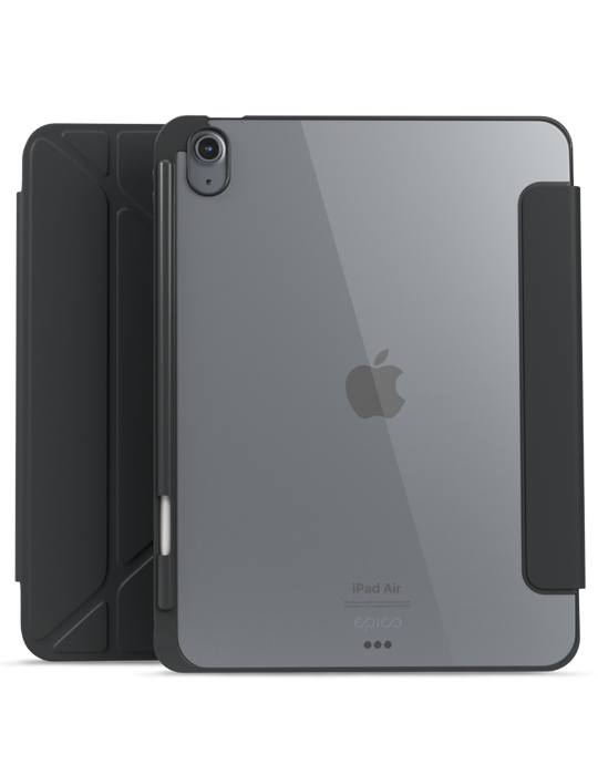 Epico Hero Flip Case iPad Pro 11" (1.-4. gen)/Air 10,9" (A14-M1)/Air 11" (M2-M4) - černá (O2), černá