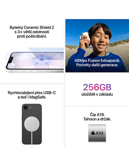 iPhone 17e 512GB 5G, bílá