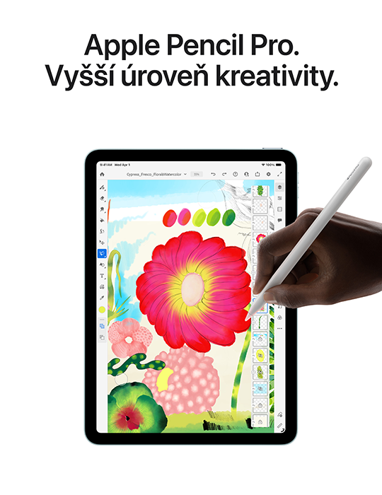 iPad Air 13 256GB Wi-Fi+Cellular (2026), fialová