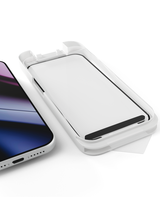 Sklo Epico Hero+ 3D DF iPhone 17 Pro/18 Pro Ultra-široké krytí s jednokrokovým aplikátorem proti prachu, čirá