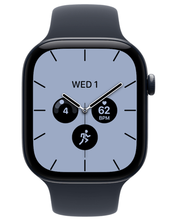 Apple Watch Series 12 GPS + Cellular 46mm, Keram. noční mod./námořn. mod. sport S/M
