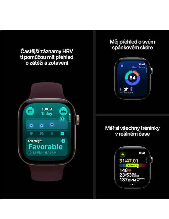 Apple Watch Series 12 GPS + Cellular 42mm, Hliník vesm. šedý/námořn. mod. sport S/M