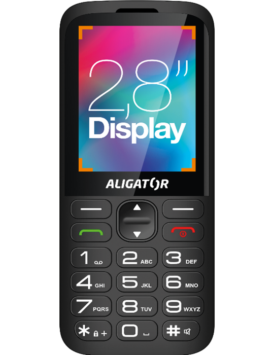 Aligator A930 Senior 4G, černá
