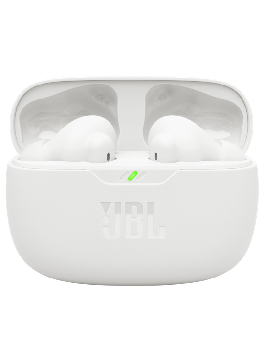 Sluchátka JBL Wave Beam 2, bílá