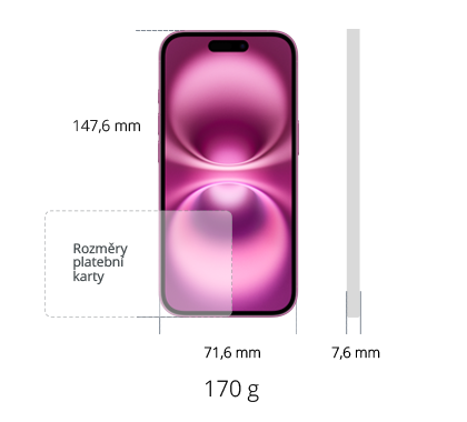 iPhone 16 128GB 5G, ultramarínová