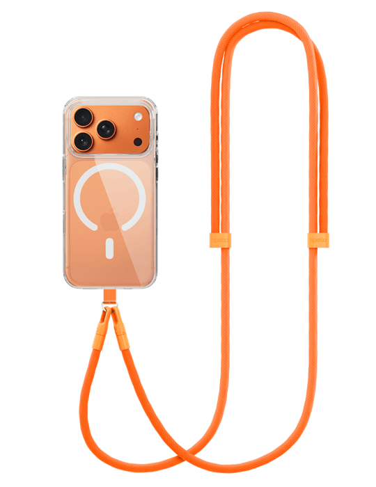 Spello Rope Crossbody Strap, oranžová