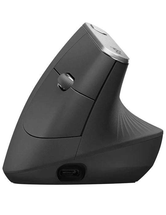 Bezdrátová myš Logitech MX Vertical Advanced Ergonomic, šedá