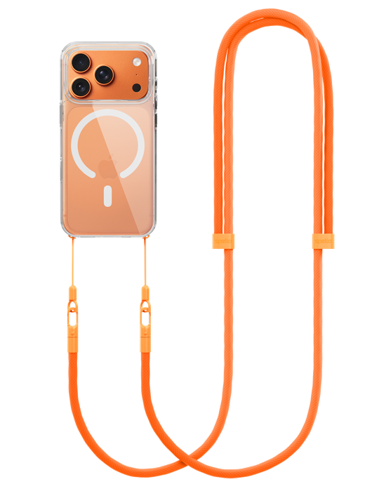 Spello Rope Crossbody Strap, oranžová