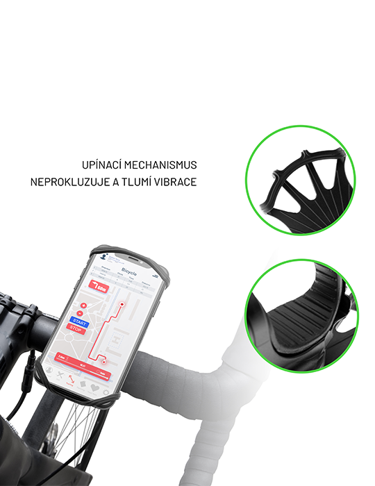 Držák na řidítka Fixed Bikee2, černá