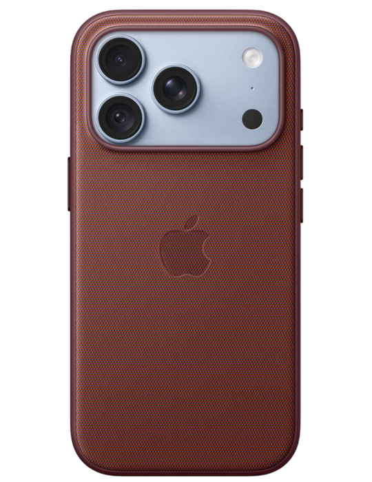 Apple Kryt z tkaniny TechWoven s MagSafe na iPhone 18 Pro Max burgundsky, burgundsky červená