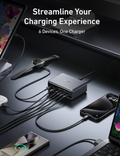 Nabíjecí stanice Anker Prime 200W 4xUSB-C, 2xUSB, černá