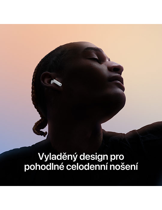 Sluchátka Apple AirPods 4 s ANC, bílá