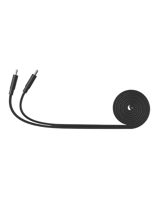Datový kabel magnetický USB-C x USB-C,1m 240W, černá