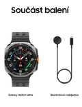 Hodinky Samsung Galaxy Watch Ultra 2025, stříbrná