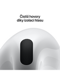 Sluchátka Apple AirPods 4, bílá