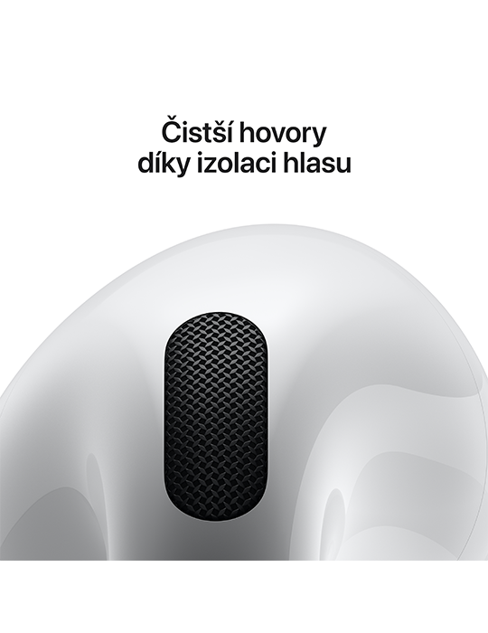 Sluchátka Apple AirPods 4, bílá