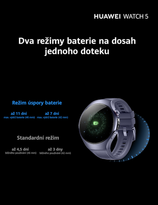 Hodinky Huawei Watch 5 42mm LTE, stříbrná