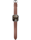 Řemínek Apple Watch Leather 42/44/45/46/49, hnědá