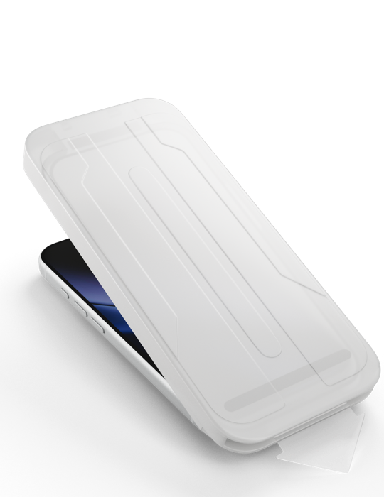 Sklo Epico Hero+ 3D DF iPhone 17 Pro/18 Pro Ultra-široké krytí s jednokrokovým aplikátorem proti prachu, čirá