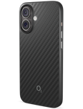 Kryt O2 Aramid iPhone 16, černá