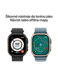 Apple Watch Ultra 3 GPS + Cellular 49mm černě titanové pouzdro s černým Alpským tahem M, černý titan