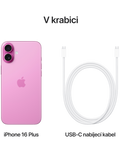 iPhone 16 Plus 256GB 5G, růžová