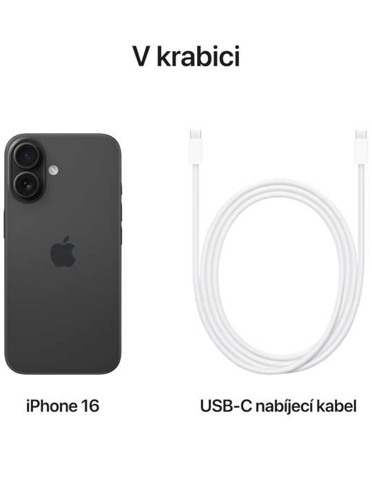 iPhone 16 512GB 5G, černá