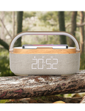 Multifunkční zařízení WG, rádio + nabíječka + lampička + bluetooth reproduktor, béžová