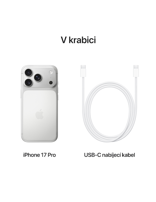 iPhone 17 Pro 5G 1TB, stříbrná