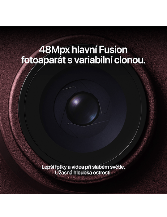 iPhone 18 Pro 5G 256GB, burgundsky červená