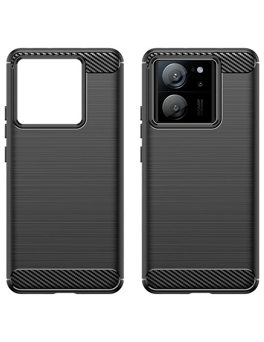 Kryt Carbon Xiaomi 13T/13T Pro 5G, černá