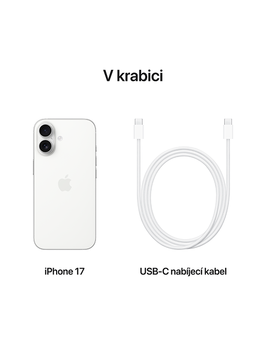 iPhone 17 5G 256GB, bílá