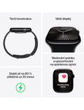 Apple Watch Series 10 GPS + Cellular 46mm klavírně černé hliníkové pouzdro, klavírně černá - černý sportovní ř. M/L