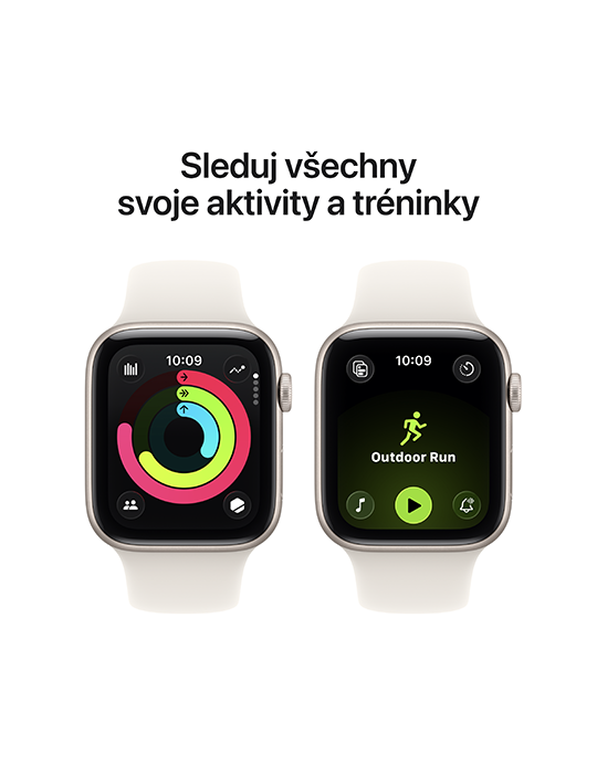 Apple Watch SE 3 GPS 44mm, Hliník temně ink./námořn. mod. sport M/L