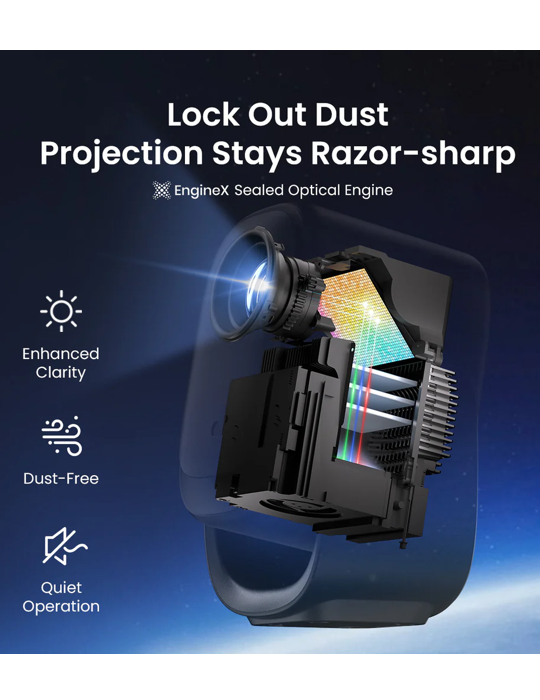 Projektor Dangbei N2 Mini 1080p, černá